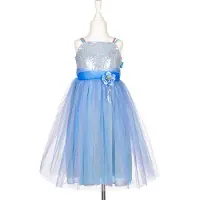 Usorteret Robe Bleu Et Argent Celena 5-7ans