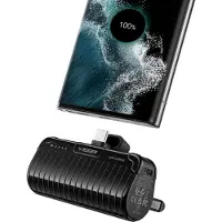 Veger Powerbank 5.000 mAh avec type C PlugOn PD QC3.0 3A 20W intégré W0558 noir