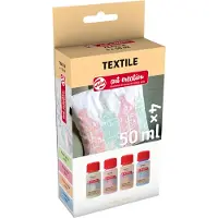Talens Art Creation Textile Bouteille Set 4 x 50 ml Pastel
