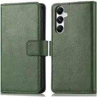 IMoshion Étui de télephone portefeuille de luxe Samsung Galaxy S25 Plus - Vert
