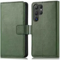 IMoshion Étui de télephone portefeuille de luxe Samsung Galaxy S25 Ultra - Vert