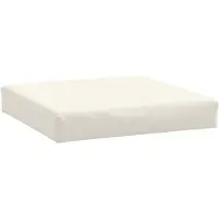 vidaXL Coussin de palette crème mélangé 60x60x10 cm tissu