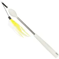 Ebi & Ebi Europet Bernina Jouet pour chats Telescopic Teaser Rod blanc
