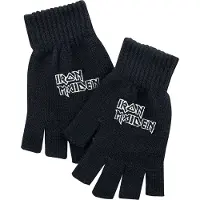 Iron Maiden Mitaines de - Logo - pour Unisexe - noir - Taille Standard