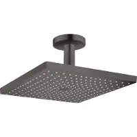 Hansgrohe Raindance E300 tête de douche carré Ø30cm Brushed Black Chrome