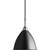 Gubi Petite suspension Gubi Bestlite BL9 en noir/chrome – Design de Robert Dudley Best