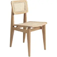 Gubi C-Chair Chaise de Salle à Manger Oak Oiled | All French Cane