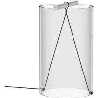 Flos Lampe de Table , To-Tie T2, dimmable, Transparent, Salon / séjour, Verre, Design