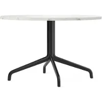 Audo Copenhagen Harbour Column Lounge Table Estremoz Marble