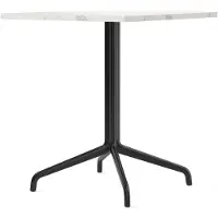 Audo Copenhagen Harbour Column Table à Manger Star base | 70 x 60 cm | Estremoz Marble