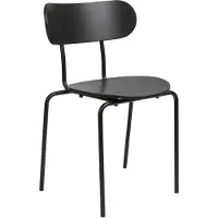Gubi Coco Dining Chair Non-Couvert Black Ash