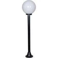 Lyora Lampe de jardin Globe Bolano 121cm. opale debout
