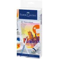 Faber-Castell Le set Aquarelle 12x9 ml + palette