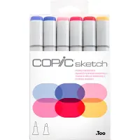Copic marqueur sketch, kit de 6 floral favorite 2 noir
