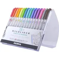 Zebra Mildliner 15-pack