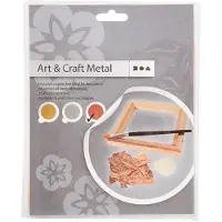 Creativ Company Métal en feuille, 16x16 cm, cuivre, 25 feuilles