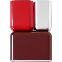 &tradition Tabata LN10 Applique Dark Burgundy & Vermilion Red