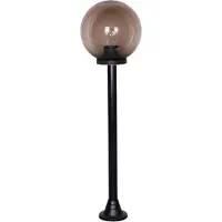Lyora Lampe boule Bolano 131cm. Fumée sur pied