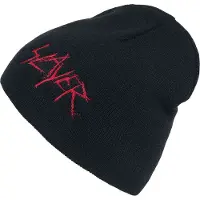 Slayer Bonnet de - Scratched Logo - pour Unisexe - noir - Taille Standard