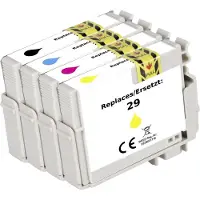 Renkforce Encre Combi Pack Remplace Epson T2986 (C13T298640) Compatible Noir (C, CF, M, Y)