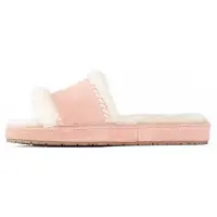 Minnetonka Pantoufle ' Loni' rose / blanc