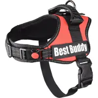 Flamingo Best Buddy Pluto Dog Harness Rouge 70-90 cm x 50 mm