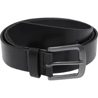 Urban Classics Ceinture de Urban Classics - Easy Synthetic Leather Belt - pour Unisexe - noir - Taille S-M