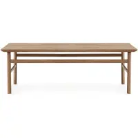 Normann Copenhagen Table basse Grow en chêne 70x120cm
