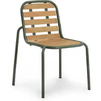 Normann Copenhagen Vig Wood Chaise de Jardin Vert Foncé