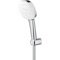 GROHE Tempesta 110 Cube Douchette à main - Ø11cm - 3 jets - non réglable - 150cm - Chrome 27588003