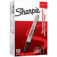 Sharpie Fine Tip Permanent Marker Noir Enfants