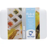 Van Gogh Pocket Box Peinture aquarelle ensemble de 12 Nature