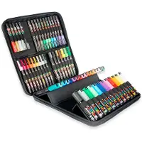 Posca Marqueurs Magiques av. Valise en Carton - 60 pces - Multic - - UneTaille - Marqueur