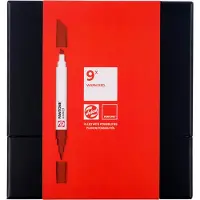TALENS | PANTONE Marker Ensemble de 9 Warm Red