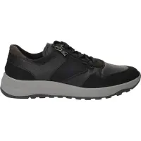 Waldlaufer Chaussure à lacets 'Sneaker Low Herren 662K01-501 991 Echtleder in grau' gris