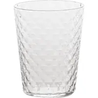 Zafferano Lot De 4 Verres Tumbler Veneziano Mixology En Verre Sonore Supérieur Transparent 33 Cl, Design Élégant Soufflé À La Bouche Artisanal