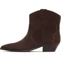 CESARE GASPARI Bottes de cowboy brun foncé