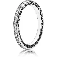 Pandora Bague Scintillement & Coeurs