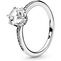 Pandora Bague Solitaire Couronne Scintillante Incolore