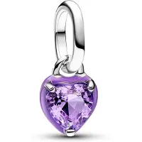 Pandora Mini Charm Pendant Coeur Chakra Violet Pandora Me