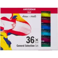 Amsterdam General Selection Ensemble de peintures acryliques 36 x 20 ml