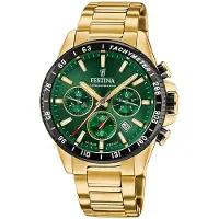 Festina Montre à affichage analogique vert