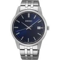 Seiko SUR399P1 Montre quartz pour hommes bleue