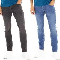Jack & Jones Jeans Homme Glenn Sq354/327 - Pacquet Double - Bleu/Noir