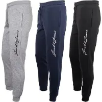 Jack & Jones lot de 3 Pantalons de Survêtement Jax Homme Tap Shoe/Gris Chiné Clair/Bleu Marine