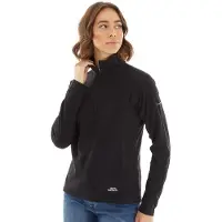 Trespass Sweat-Shirt Micro Polaire Femme 1/2 Zip Noir