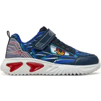 Geox Chaussures à velcro J Assister B. B, bleu, taille 34