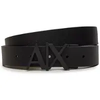 Armani Exchange pour homme. 951017CC50561120 Ceinture en cuir noir (30), Casuel, Classique