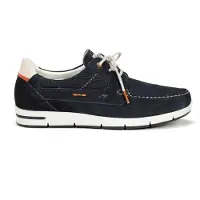 Fluchos pour homme. F1695 Yannic Leather Sneakers navy F1695 (41), Cuir, Plat, Lacets, Casuel, Marine