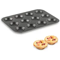 Tefal Success Plaque 12 Trous 23x30 Cm, Revêtement Antiadhésif, Fabriqué En France, Tabac J1602802